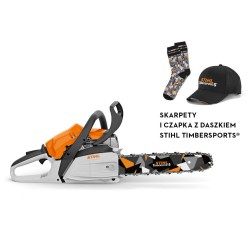 Pilarka spalinowa Stihl MS 212, 2,4 KM 35cm + czapka i skarpety