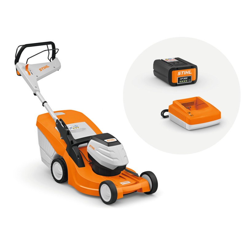 Kosiarka akumulatorowa STIHL RMA 448 PV z AP 300 i AL 300