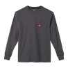 T-SHIRT DŁUGI RĘKAW SZARY XXL