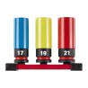 Nasadki udarowe ½ ˝ Milwaukee SHOCKWAVE IMPACT DUTY do felg aluminiowych
