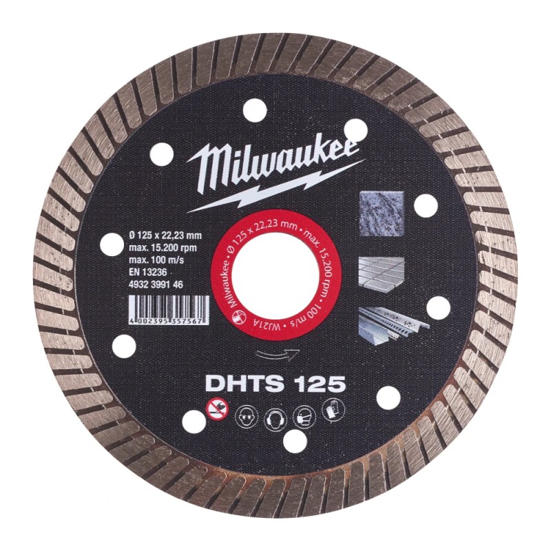 Tarcza diamentowa DHTS Milwaukee 125/22,23mm