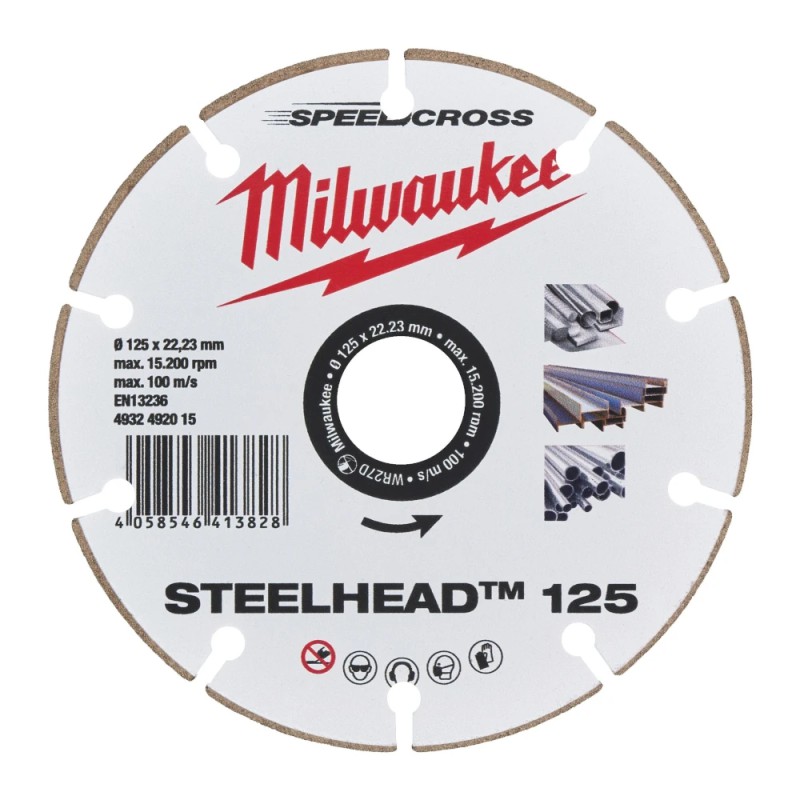 Tarcza diamentowa Milwaukee SPEEDCROSS STEALHEAD 125/22.23mm