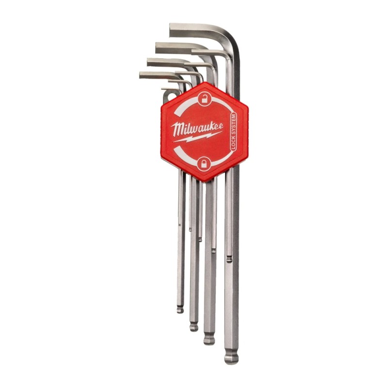Zestaw kluczy imbusowych HEX Milwaukee 9szt