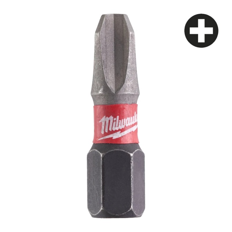 Bity udarowe Milwaukee Shockwave Impact Duty™ PH3 25mm 2szt