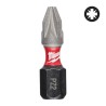 Bity udarowe Milwaukee Shockwave Impact Duty™ PZ2 25mm 2szt