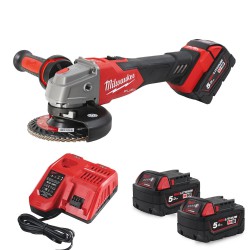 Milwaukee Szlifierka kątowa M18 FSAG125XB zestaw