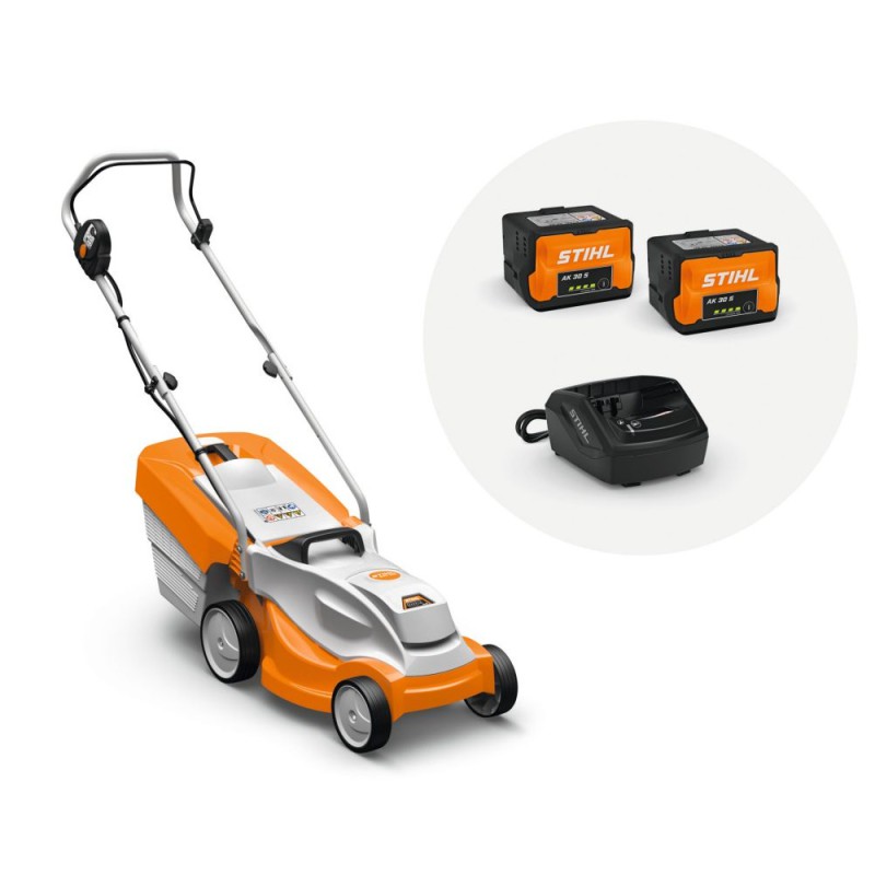 Kosiarka akumulatorowa STIHL RMA 235 Zestaw z dwoma akumulatorami AK 30 S Kosiarka akumulatorowa STIHL RMA 235 Zestaw z dwoma akumulatorami AK 30 S