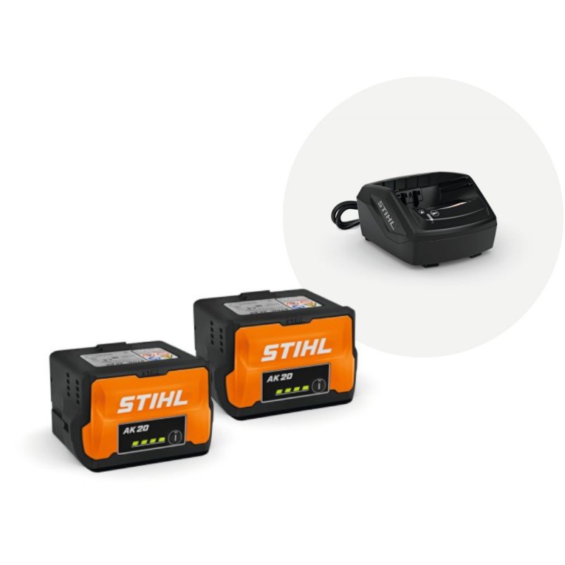 Zestaw startowy Stihl akumulator 2x AK 20 i ładowarka AL 101